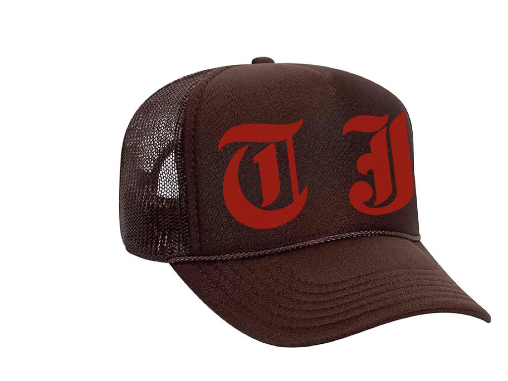 The Jonnah Monogram Trucker Cap