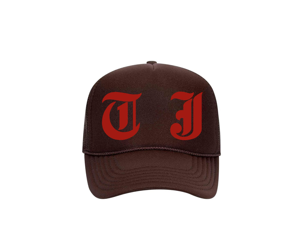 The Jonnah Monogram Trucker Cap